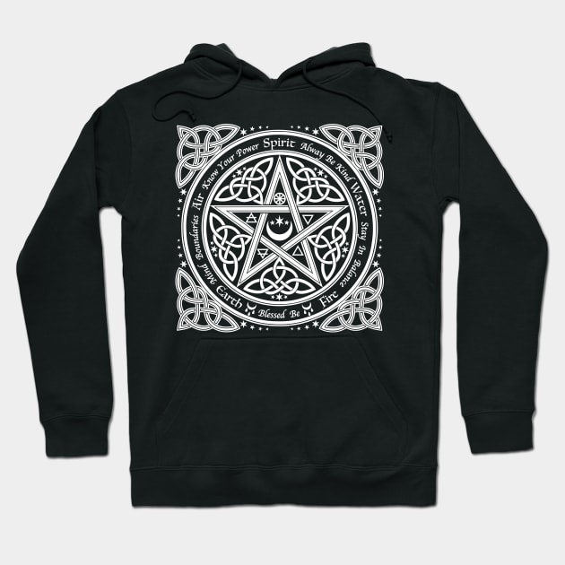 Good Witch Pentagram Hoodie by RavenWake